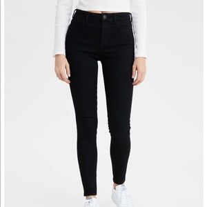 ๐GUC AE HI Rise Black jeans size 2 R